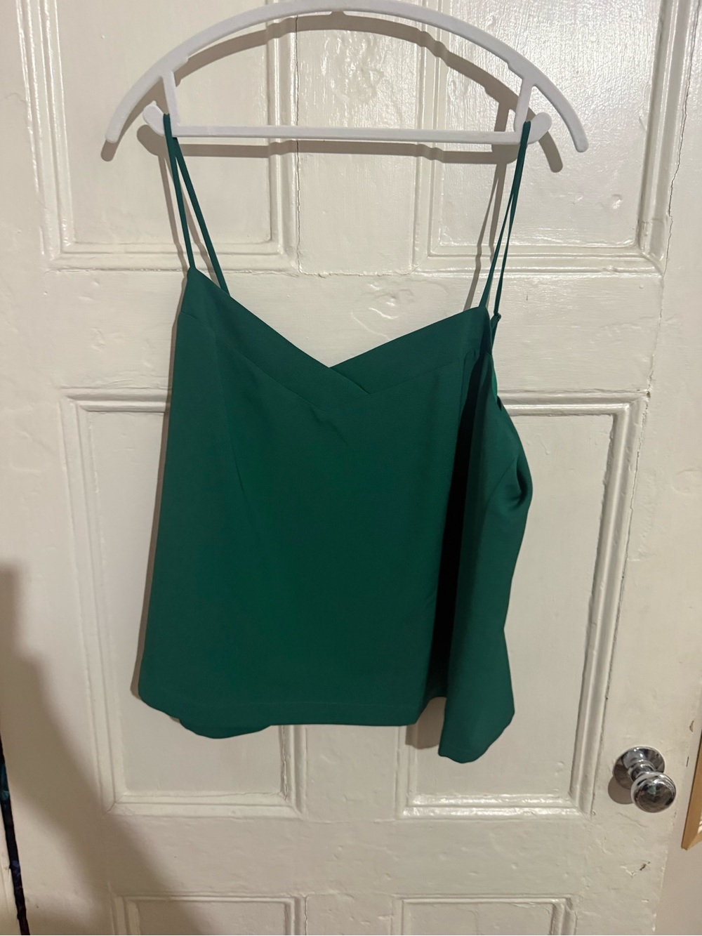J. Crew Emerald Green Double-Spaghetti Strap Cami